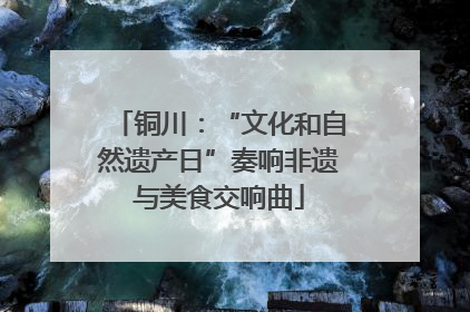 铜川：“文化和自然遗产日”奏响非遗与美食交响曲