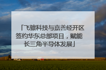 飞骧科技与嘉善经开区签约华东总部项目，赋能长三角半导体发展