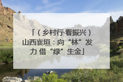 （乡村行·看振兴）山西襄垣：向“林”发力 借“绿”生金